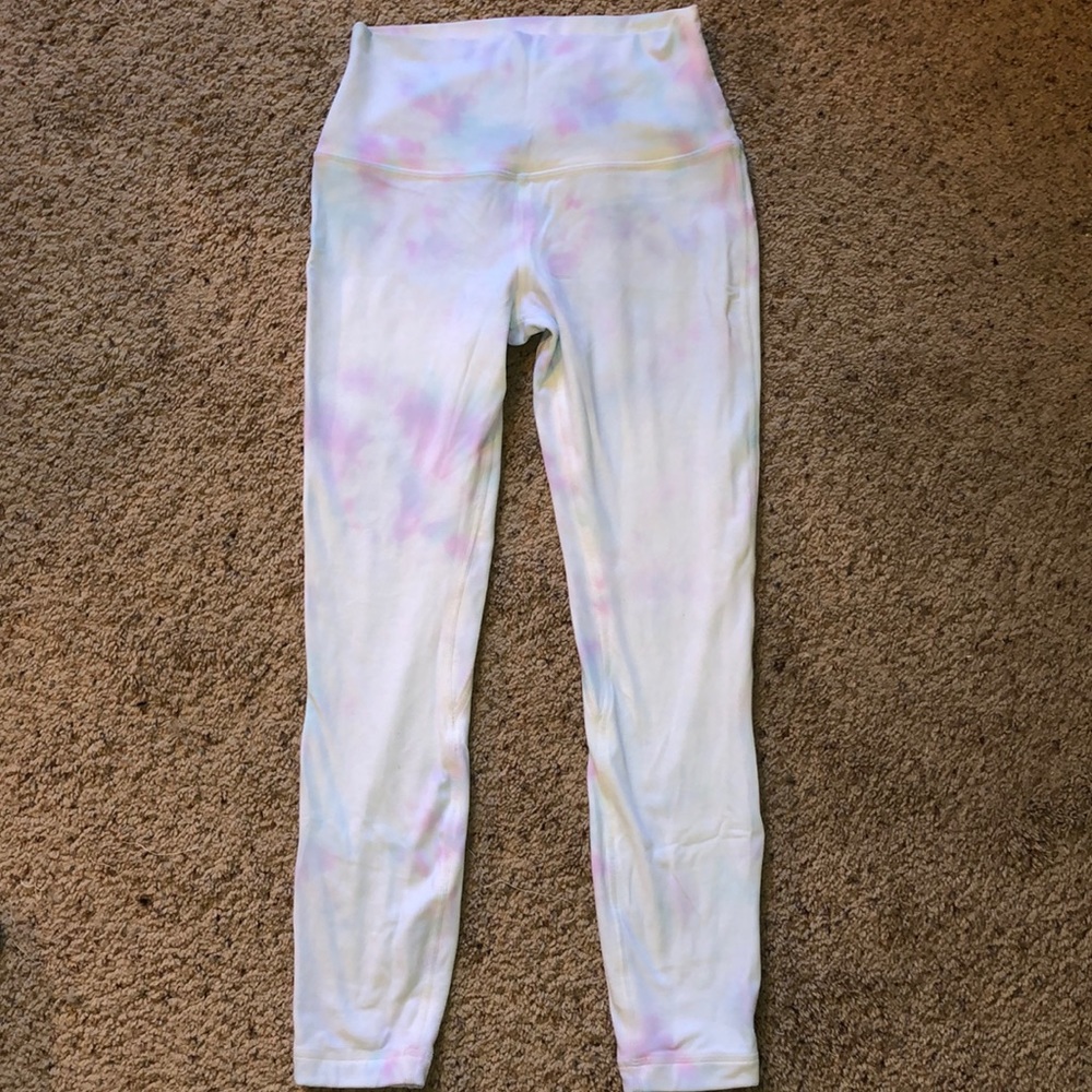 Lululemon Aligns- Custom Tie-Dye size 6